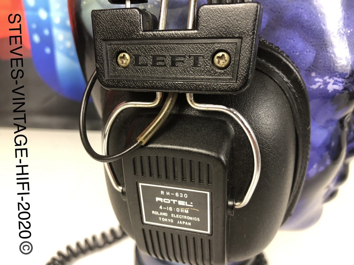 Rotel RH-630 Stereo Headphones ULTRA RARE Roland Electronics
