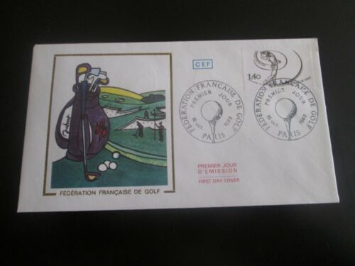 enveloppe premier jour 1980 federation française de golf - Photo 1/1