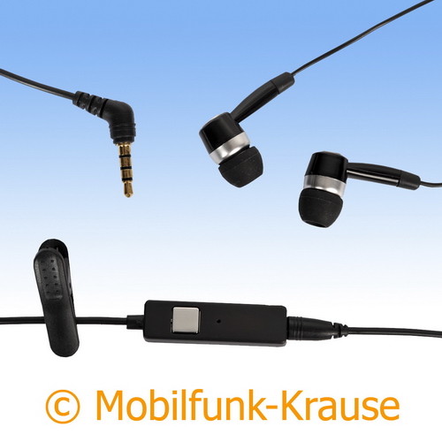 Headset Stereo In Ear Kopfhörer f. BlackBerry Bold 9900 - Picture 1 of 1