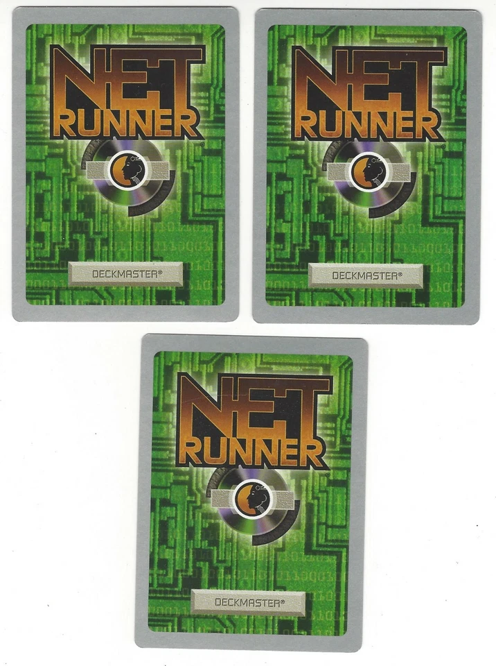 3X 1996 NET RUNNER CCG Access to Arasaka Cards - Image 2 of 2