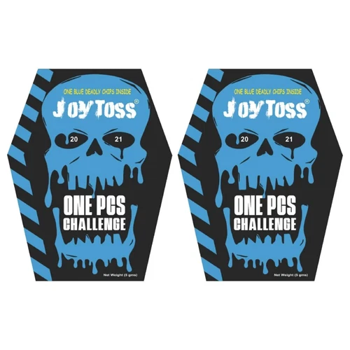 JOYTOSS One Pcs Chips Challenge Pack of 2 Full Madness Blue Color