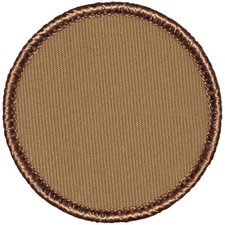 2" Diameter Round - (999) Blank Boy Scout Patrol Patches