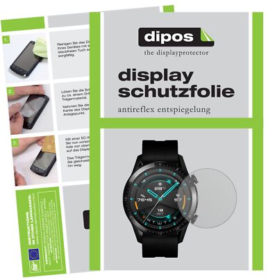 6x Schutzfolie für Huawei Watch GT 2 (46mm) matt Displayschutzfolie Display