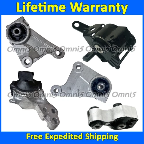 K3854 Motor & Transmission Mount Set 5pc For 2016-2023 Mazda CX-9 2.5L AWD AUTO