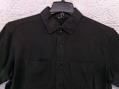 lululemon black dress shirt Long Sleeve Button Up Dress Shirt