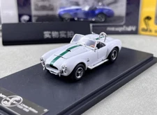 ZD FW 1:64 White Shelby 427 COBRA Convertible Sports Model Diecast Metal Car BN