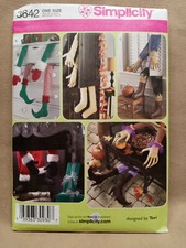 Simplicity 3642 Sewing Pattern for Seasonal Decor - UNCUT