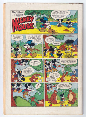 MICKEY MOUSE and the Wonderful Whizzix (1952 Four Color 427) VG