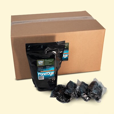 Ultra-Concentrated Pond Dye Packets- Dry (20 Pouches, 80 Total Packets) - BJPond