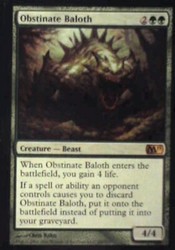 Obstinate Baloth #188 Magic 2011 (M11)