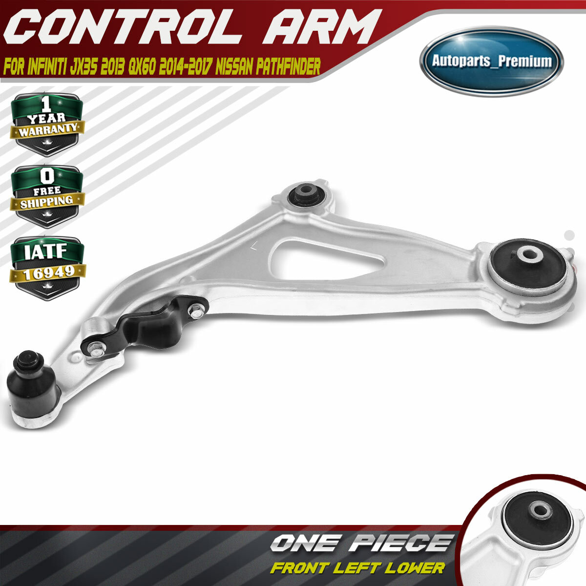 409335 Front Driver Side Axle Front Right Lower Control Arm For