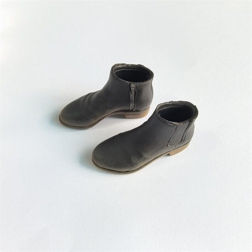 Botas Cortas Negras de Combate Retro Masculino 1/6 Para 12 ''Figura de Acción Cuerpo Muñeca Juguete - Imagen 4 de 4
