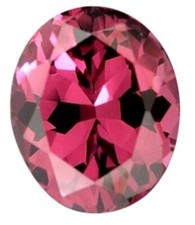 Natural Extra Fine Rose Pink Rhodolite Garnet - Oval - Tanzania - AAA Grade