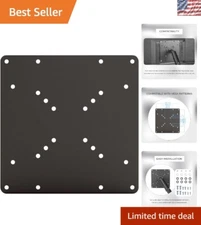 Durable Metal VESA Mount Adapter for Smooth TV Installation – Black Finish