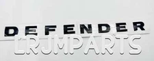 Genuine 93-17 Land Rover Defender HOOD DECAL LETTER EMBLEM NAME PLATE Black OEM