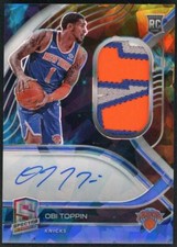 2020 Obi Toppin Panini Spectra Rookie Jersey Patch #186 RC 22/35