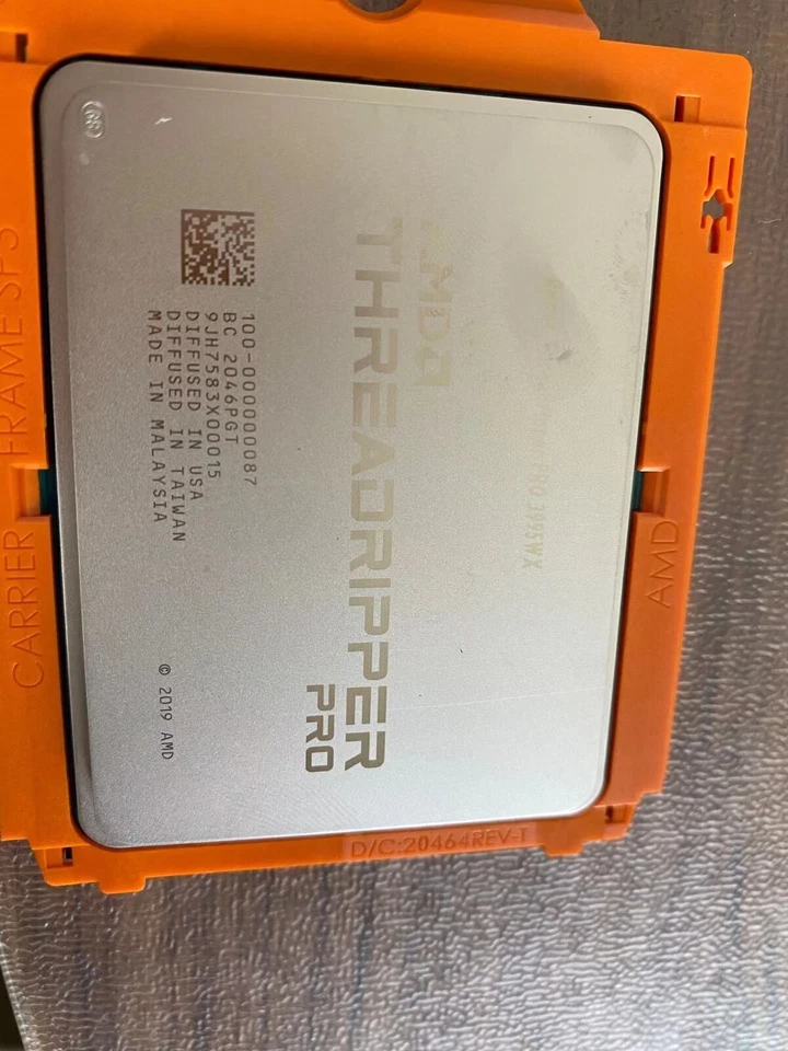 AMD Ryzen Threadripper PRO 3995WX CPU 64 Cores 2.7GHz Processors Socket sWRX8 - Image 3 of 4