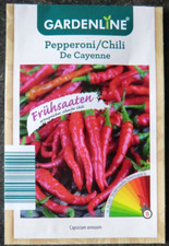Pepperoni / Chili- De Cayenne, lange,scharfe Peperoni- Samen für ca. 30 Pflanzen