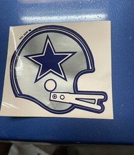 Vintage 1970s DALLAS COWBOYS Football Helmet Sticker / Decal NFL DEM BOYS