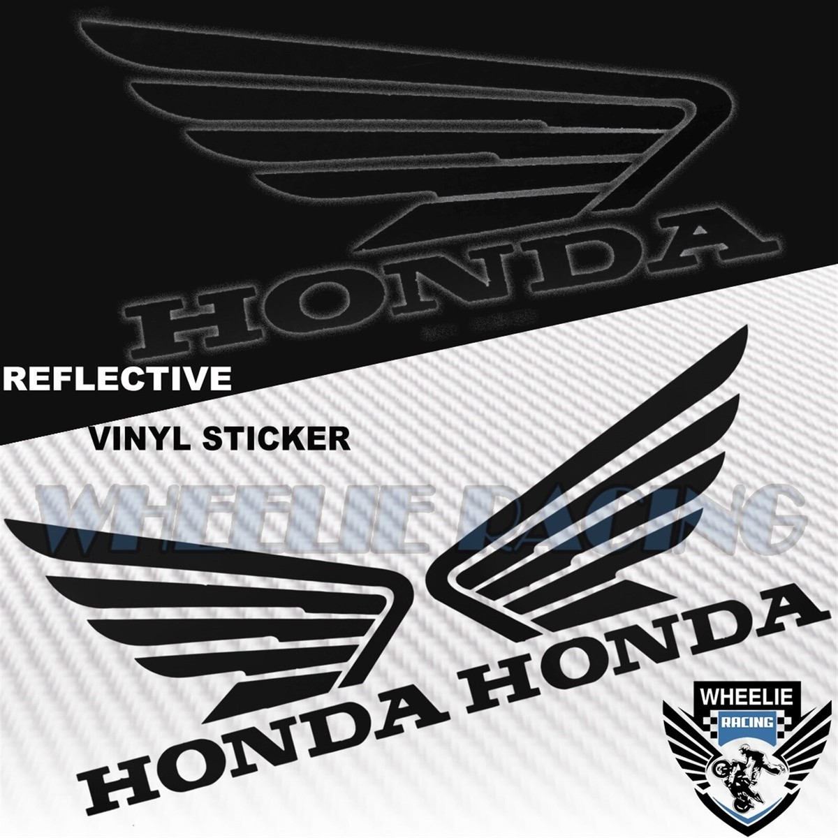 Honda Wings Vinyl Stickers Honda Wings MX Off-Road Racing Stickers ...