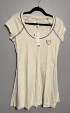 BDG White Tee Mini-Dress Size Large UO Urban Outfitters T-shirt Dress Slim-Fit