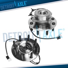 4x4 Front Wheel Bearing And Hubs For 2000 2001 2002 Dodge Ram 2500 3500 W Abs