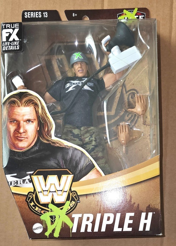 WWE Elite Collection TRIPLE H Figure Legends Series 13 Mattel D-Generation X WWF