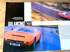 MASERATI MERAK SS + BORA - FRAMEABLE COLLECTIBLE CLASSIC CAR ROAD TEST REVIEW