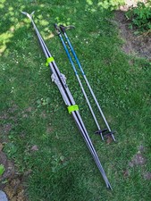 Trak Davos Salomon Langlauf Ski Skier 190cm SNS Bindung Lahti Stöcke