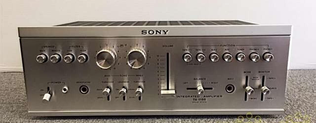 Sony TA-1150 Premain Integrated Amplifier Transistor Audio Stereo
