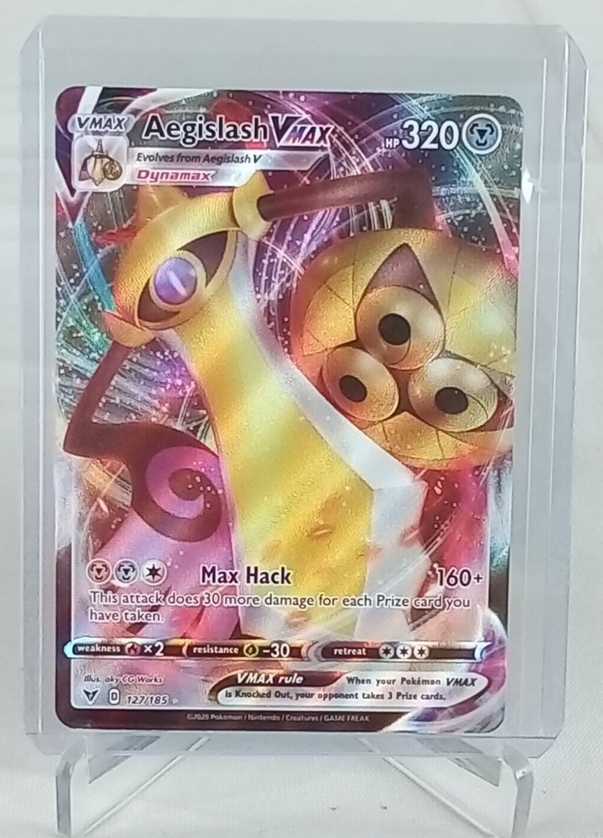 Aegislash VMax Hp 320 Foil #127 Pokémon Card 2020 | eBay