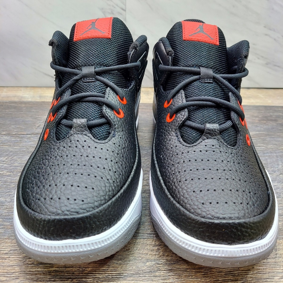Nike Air Jordan Max Aura 5 Black Cement Red DZ4352 061 GS Size 5.5
