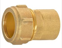 "Lux Klemmring Verschraubung 22Mm X 18,6Mm (Rp 1/2\") Messing"