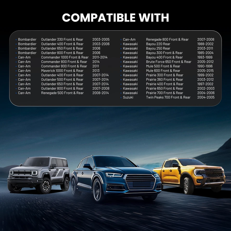 4 шт колесных распорок 2 дюйма 4x137 для квадроциклов Can-am Bombardier Renegade Commander 4/137 - Изображение 4 из 4