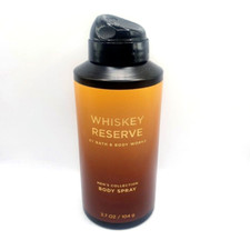 BATH AND BODY WORKS WHISKEY RESERVE BODY SPRAY FOR MEN 3.7 FL OZ