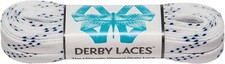 Derby Laces White 96 Inch Waxed Skate Lace for Roller 96 inch / 244 cm,