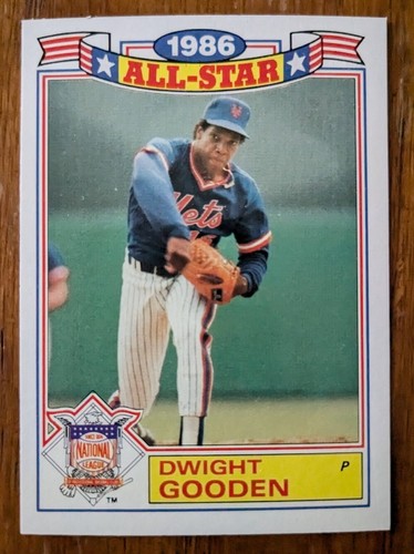 Dwight Gooden #10 1987 Topps All Star 22 card