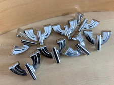 LOT of 8x Butterfly BASS DRUM HOOP CLAW Parts Hook 90s Vtg Import Short Collar