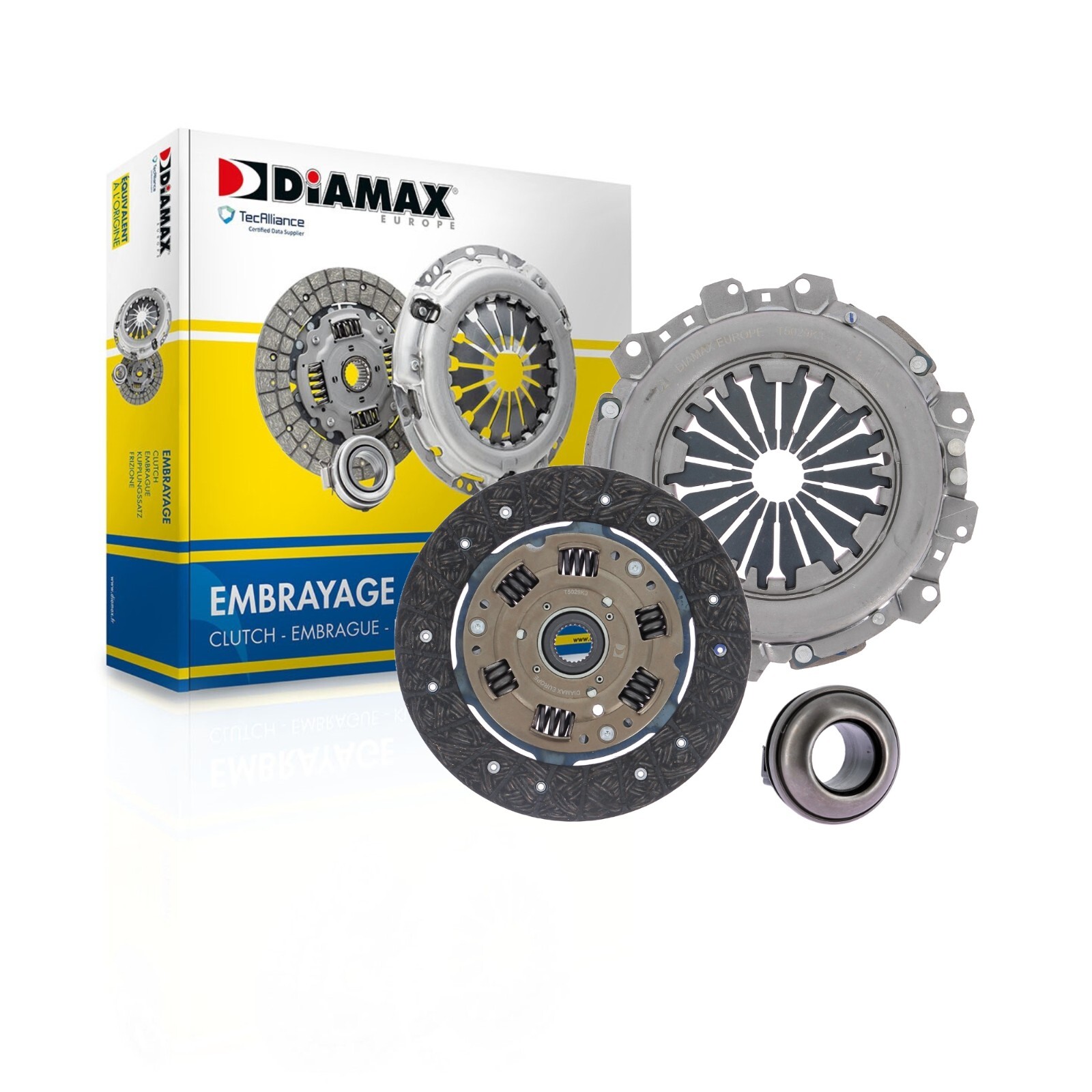 Kit d'embrayage pour Renault essence et diesel avec butée de débrayage