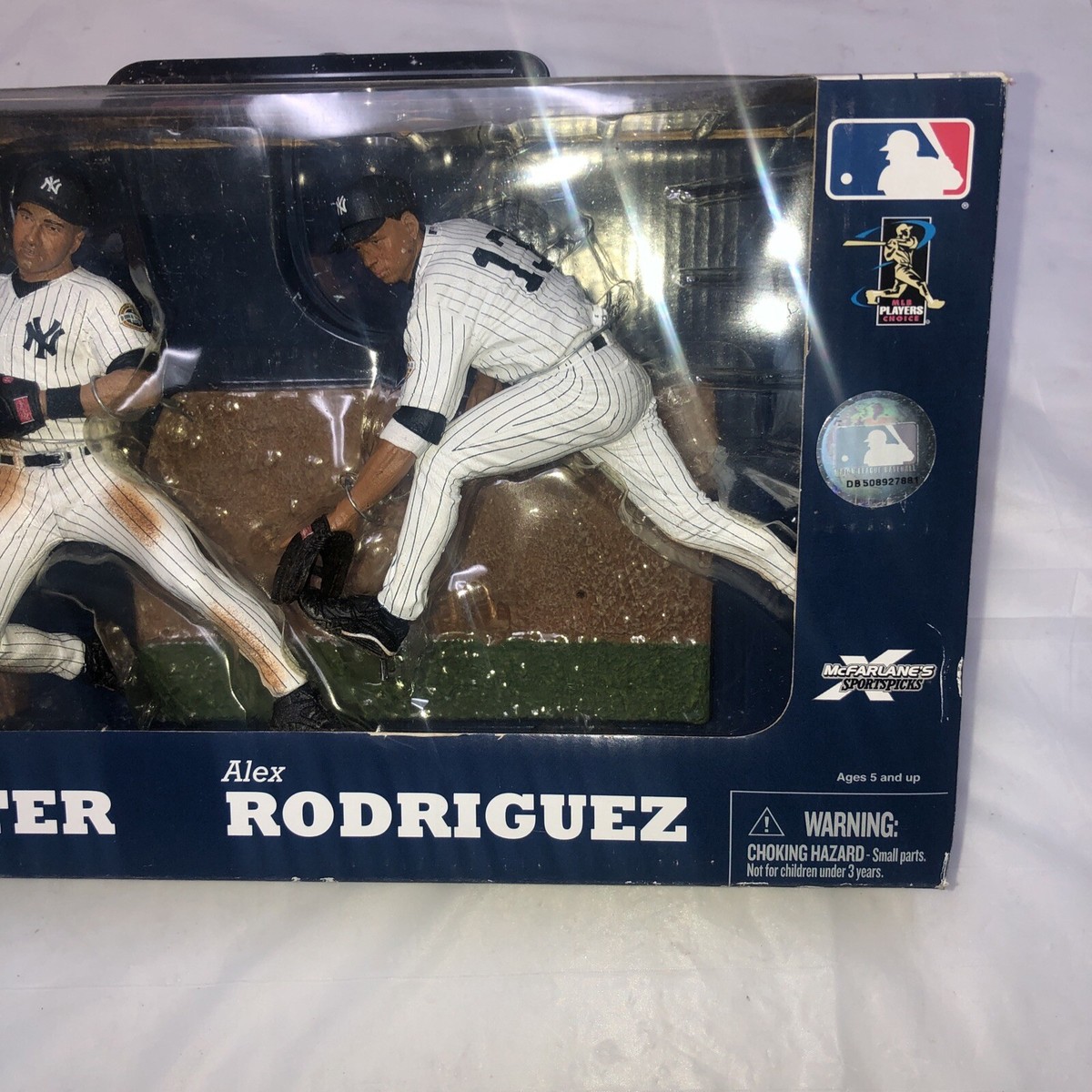【希少】ニューヨーク・ヤンキース ＃2 DEREK JETER フィギュア MLB - Derek Jeter 2-pk Commemorative NY Yankees Deluxe Boxed