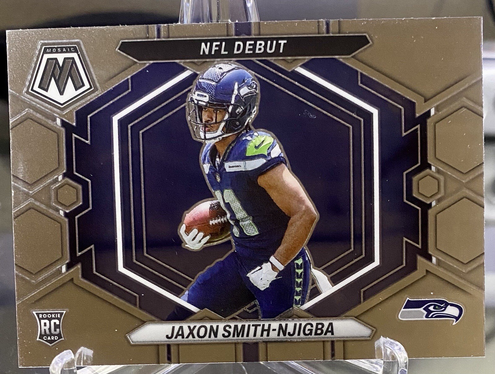 2023 Mosaic Jaxon Smith-Njigba Seattle Seahawks NFL Debut RC #ND-12