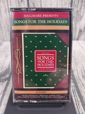 Hallmark Presents Songs For The Holidays Cassette, 1987 Christmas Music New