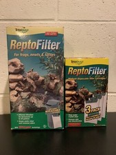 TetraFauna ReptoFilter 90 GPH With 3 Unopened Filters And Water Heater