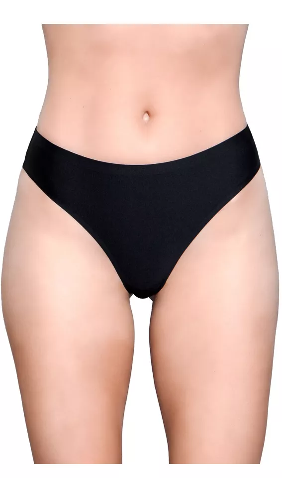 Tanga de microfibra sin costuras ropa interior bragas Reina CINCO COLORES 1850 Foto 2 de 4