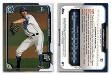 2015 Bowman Chrome Draft #35 Benton Moss - Tampa Bay Rays