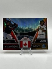 Bo Naylor Myles Naylor 2024 Bowman Chrome International Impact #II-18 Canada