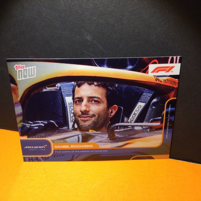 2022 F1 Topps NOW Daniel Ricciardo First Pts Of The Season F1 IN STOCK