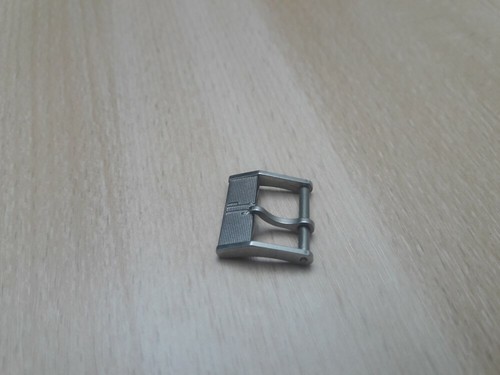 RARE 1970'S 14MM JEAN PERRET SWISS MADE STAINLESS STEEL BUCKLE *7162 - Picture 2 of 4