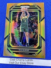 2023 #14 Kia Nurse WNBA Panini Prizm Basketball Orange Prizm 48/99 Seattle Storm