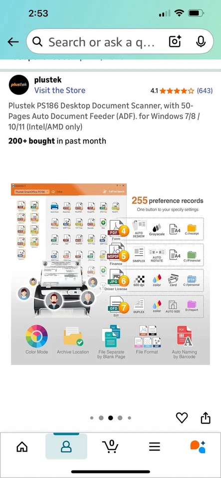 Plustek Scanner - Image 3 of 4